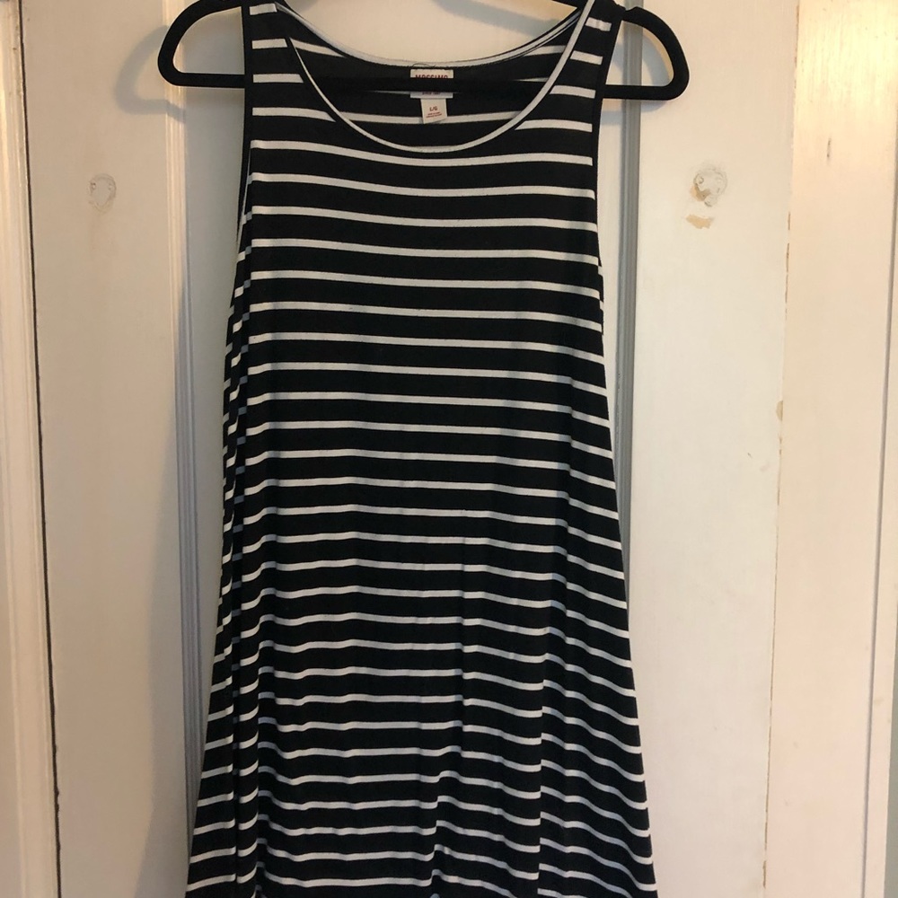 Striped shift dress